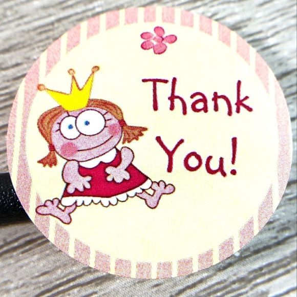 8/$20 100ct Thank You Stickers Round 1" Labels - Picture 1 of 2